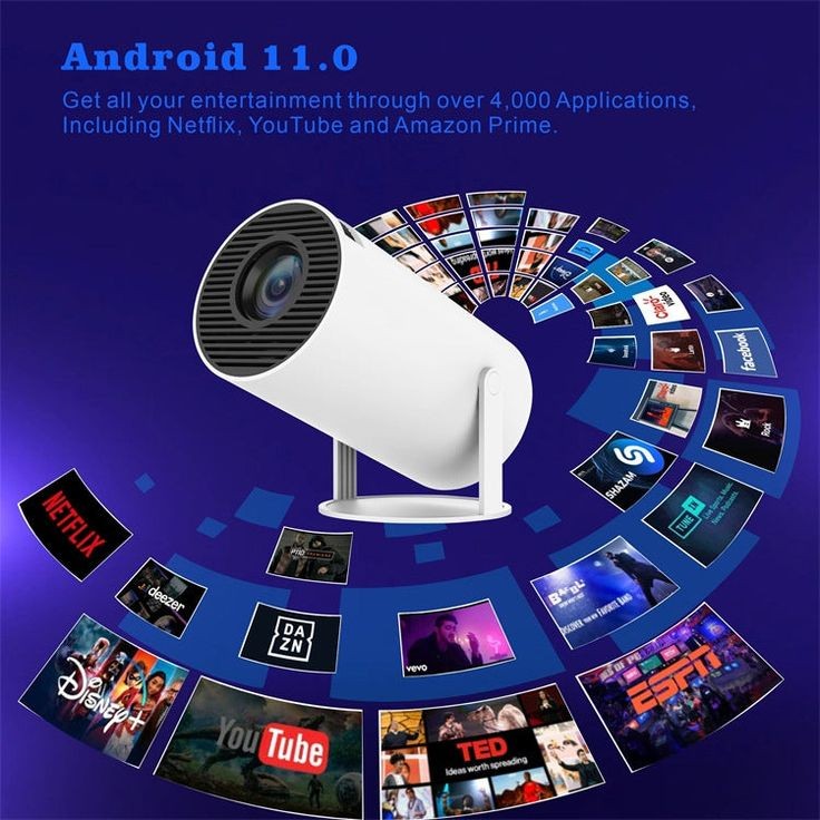 HY-300 Projector (1080p HD HOME PROJECTOR)-Pwolimarket