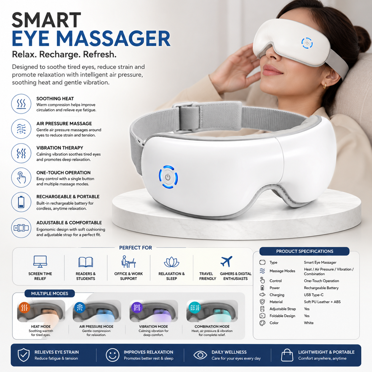 Smart Eye Massager | Pwolimarket