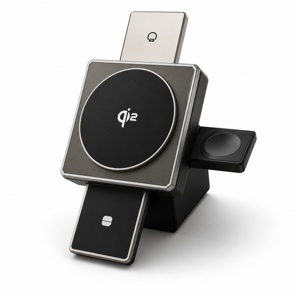 IRON HIDE 15W Wireless Charger – Fast, Secure & Stylish Charging | Pwolimarket