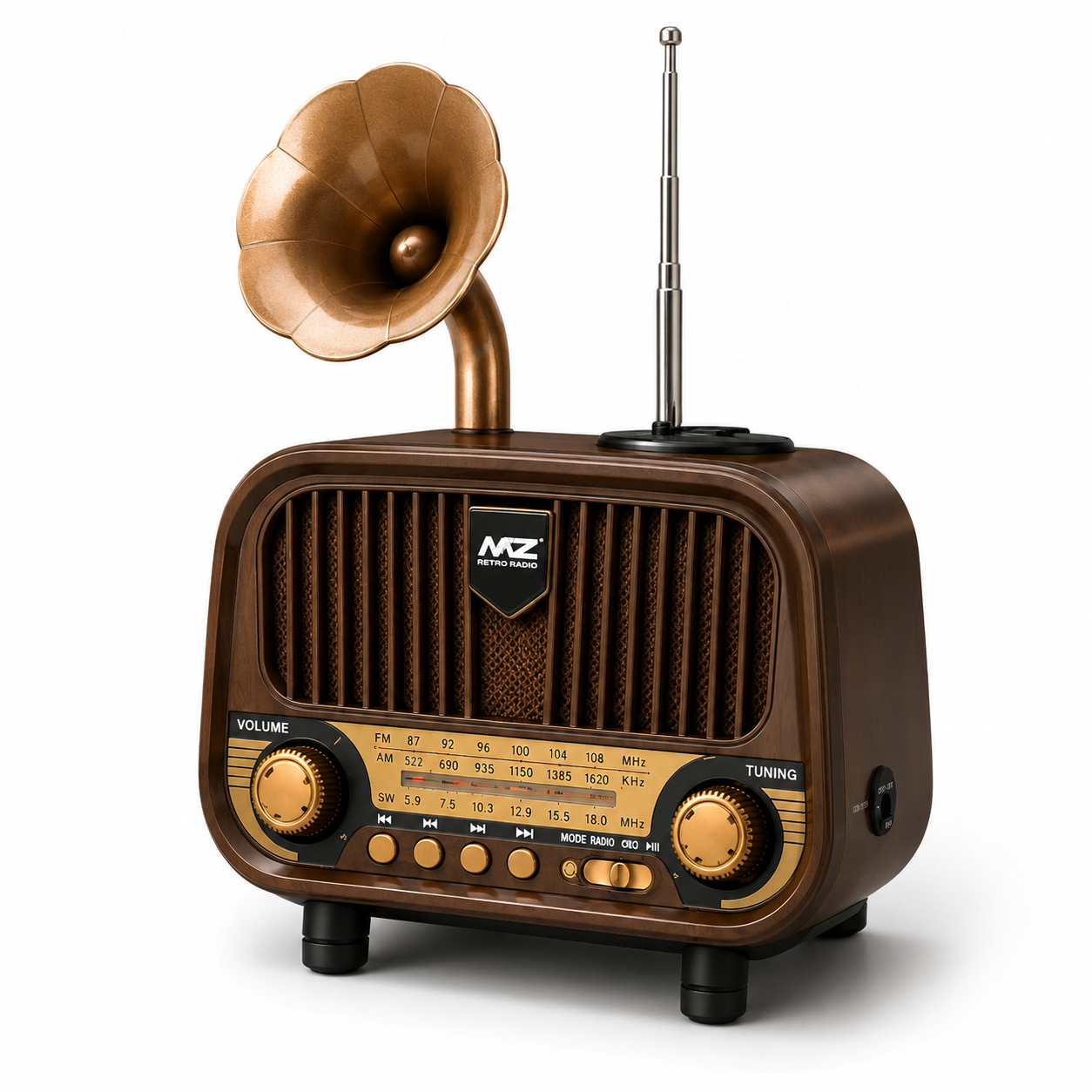 MZ Series A Retro Radio Speaker – Classic Look, Modern Sound | Pwolimarket
