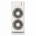 Portable Double-Ended Spray Fan with Mist Cooling | USB Rechargeable Desk Fan – Pwolimarket