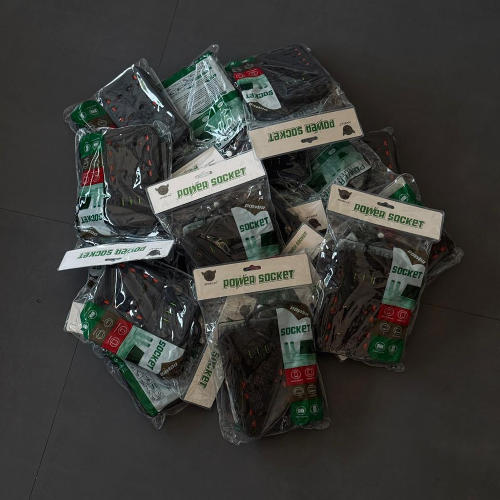 2000W Power Extension Board with USB & Type-C (4 Socket) - 8 in 1 Extension Board