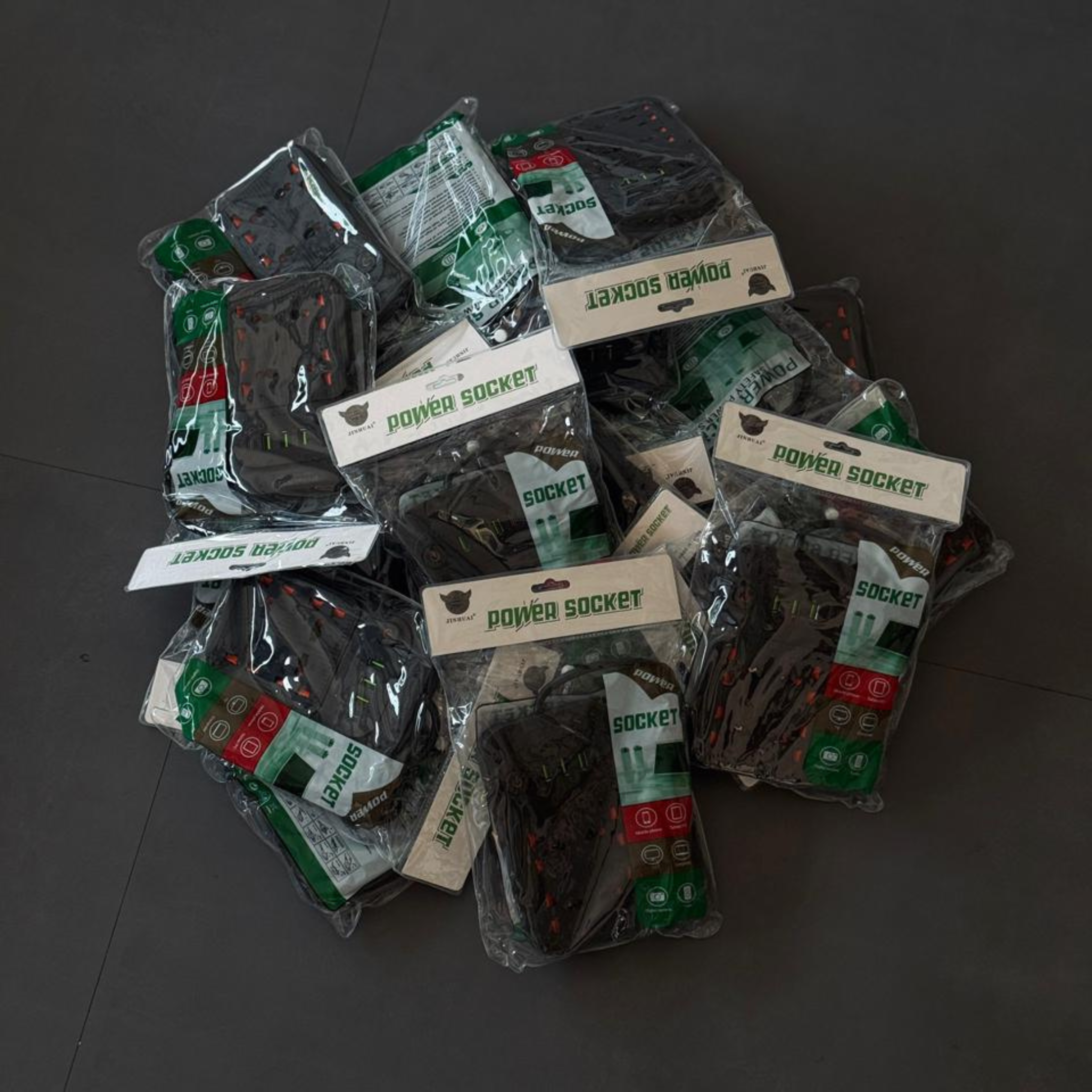 2000W Power Extension Board with USB & Type-C (4 Socket) - 8 in 1 Extension Board