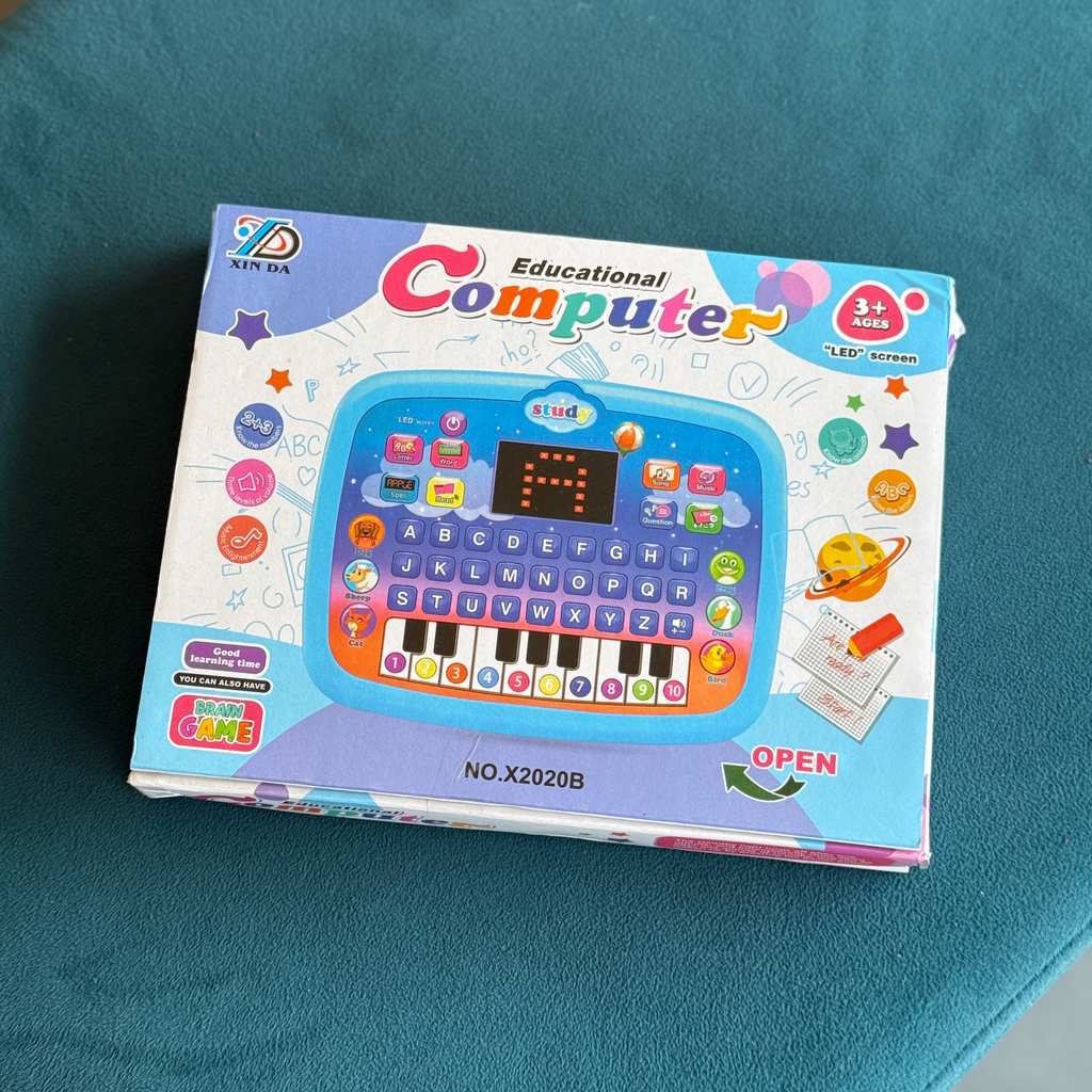 Kids Educational Learning Laptop Toy with Music, Games & Alphabet Keyboard |Pwolimarket