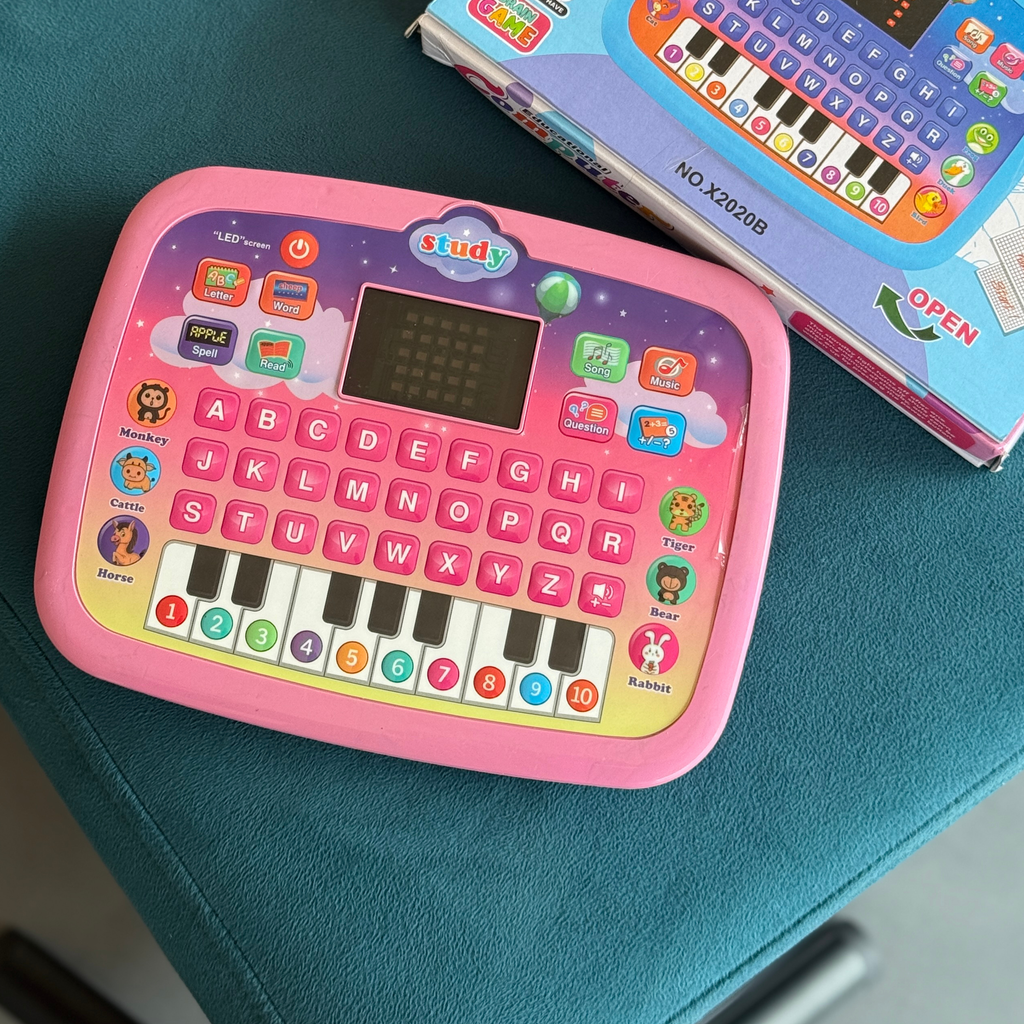Kids Educational Learning Laptop Toy with Music, Games & Alphabet Keyboard |Pwolimarket