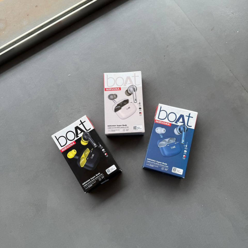 boAt Nirvana Super Buds ANC True Wireless Earbuds with Active Noise Cancellation