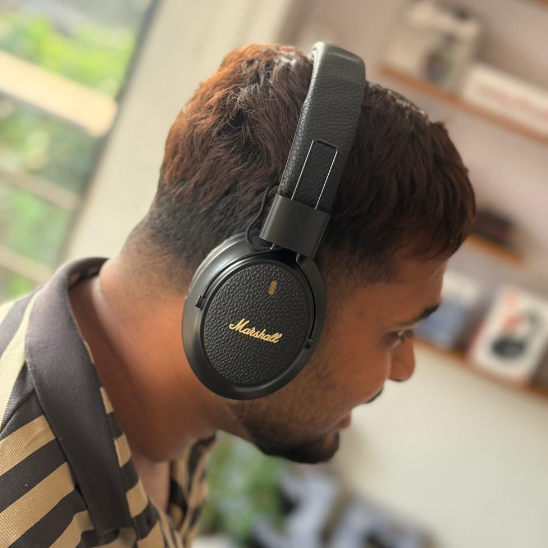 Marshall Monitor III Bluetooth Wireless Headphones with 70 Hours Playtime
