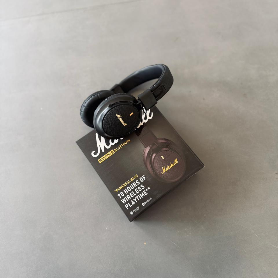 Marshall Monitor III Bluetooth Wireless Headphones with 70 Hours Playtime