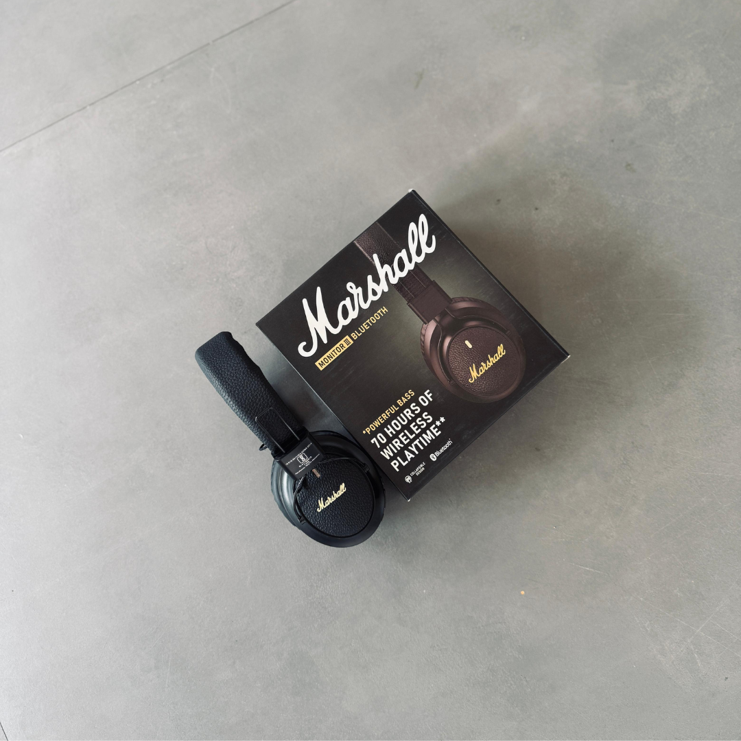 Marshall Monitor III Bluetooth Wireless Headphones with 70 Hours Playtime