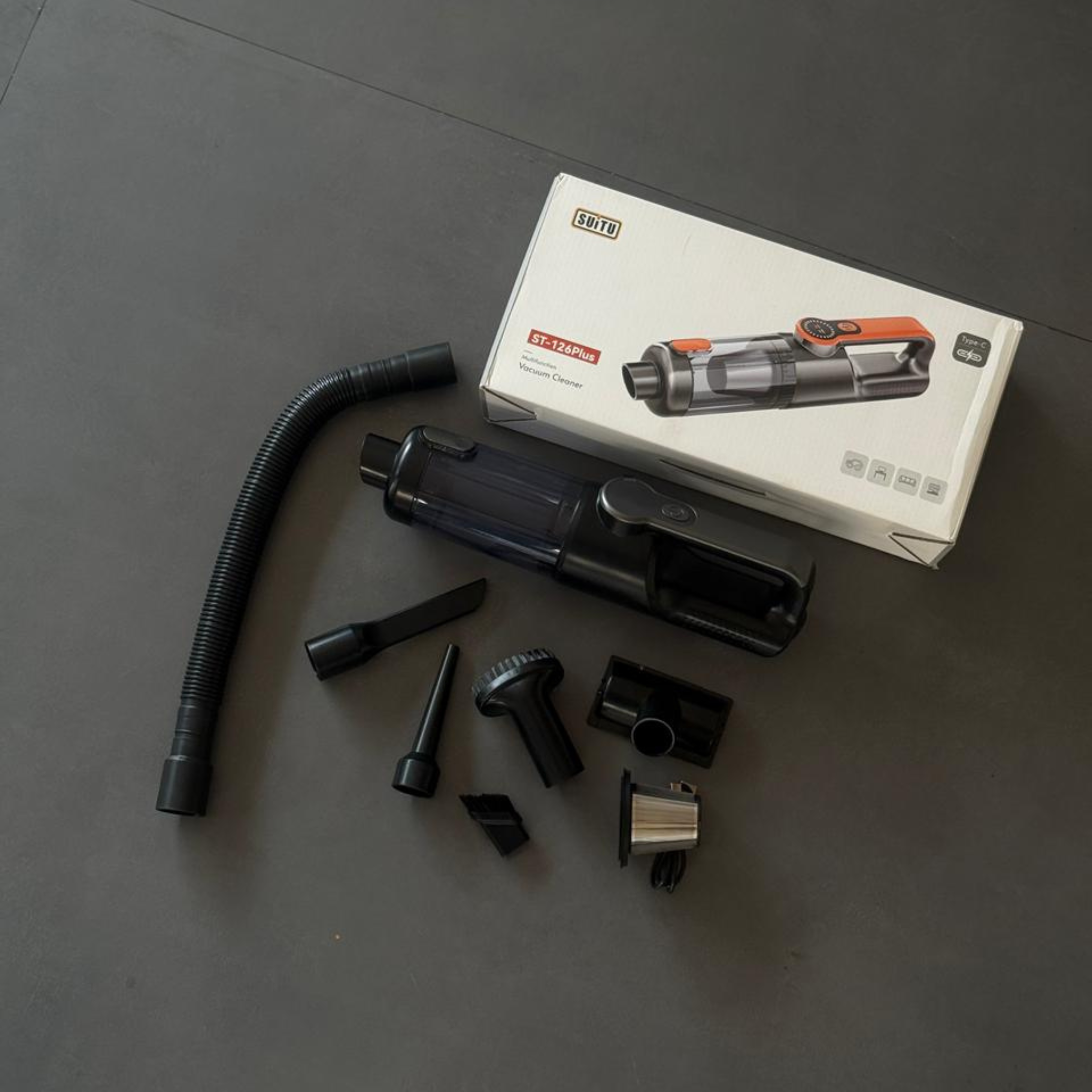 Portable Handheld Vacuum Cleaner for Car & Home | Cordless High Power Mini Vacuum with Attachments | Pwolimarket