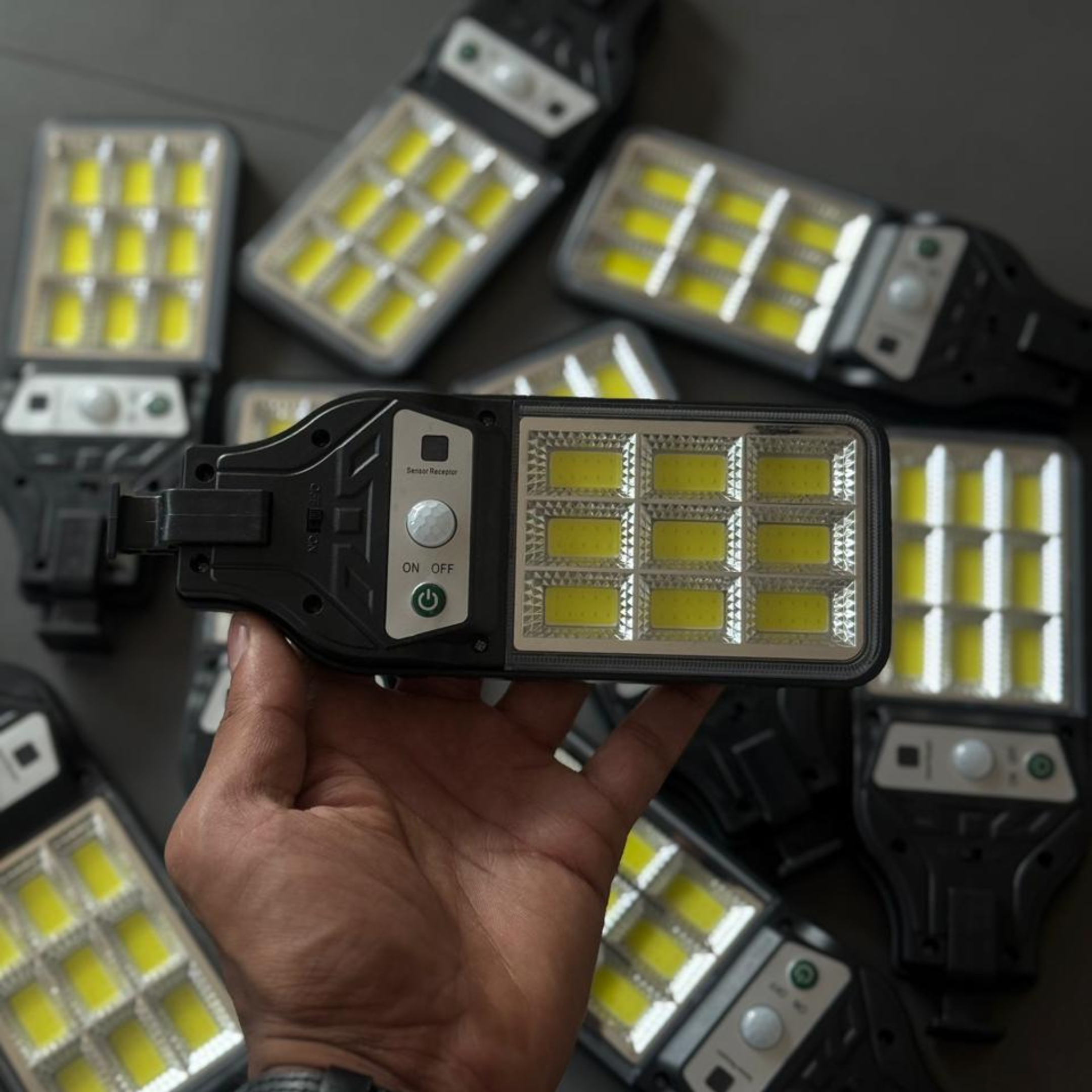 Solar Motion Sensor LED Light Outdoor | Waterproof Wireless Security Wall Light with High Brightness | Pwolimarket