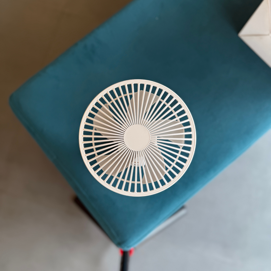 Osring 6 Inch Desk Fan with Lamp – Rechargeable Portable Table Fan (OS-5121)