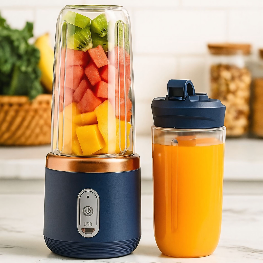 Portable USB Rechargeable Blender for Smoothies & Juices – Travel Friendly Mini Mixer