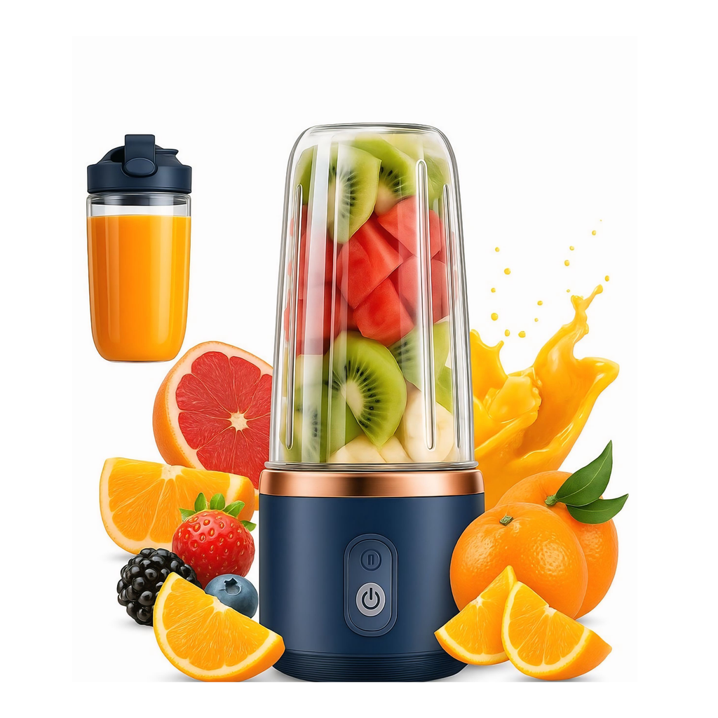 Portable USB Rechargeable Blender for Smoothies & Juices – Travel Friendly Mini Mixer