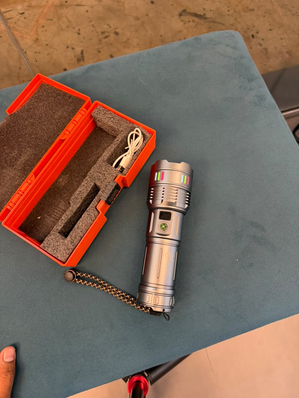 1500W Rechargeable LED Tactical Flashlight | Pwolimarket