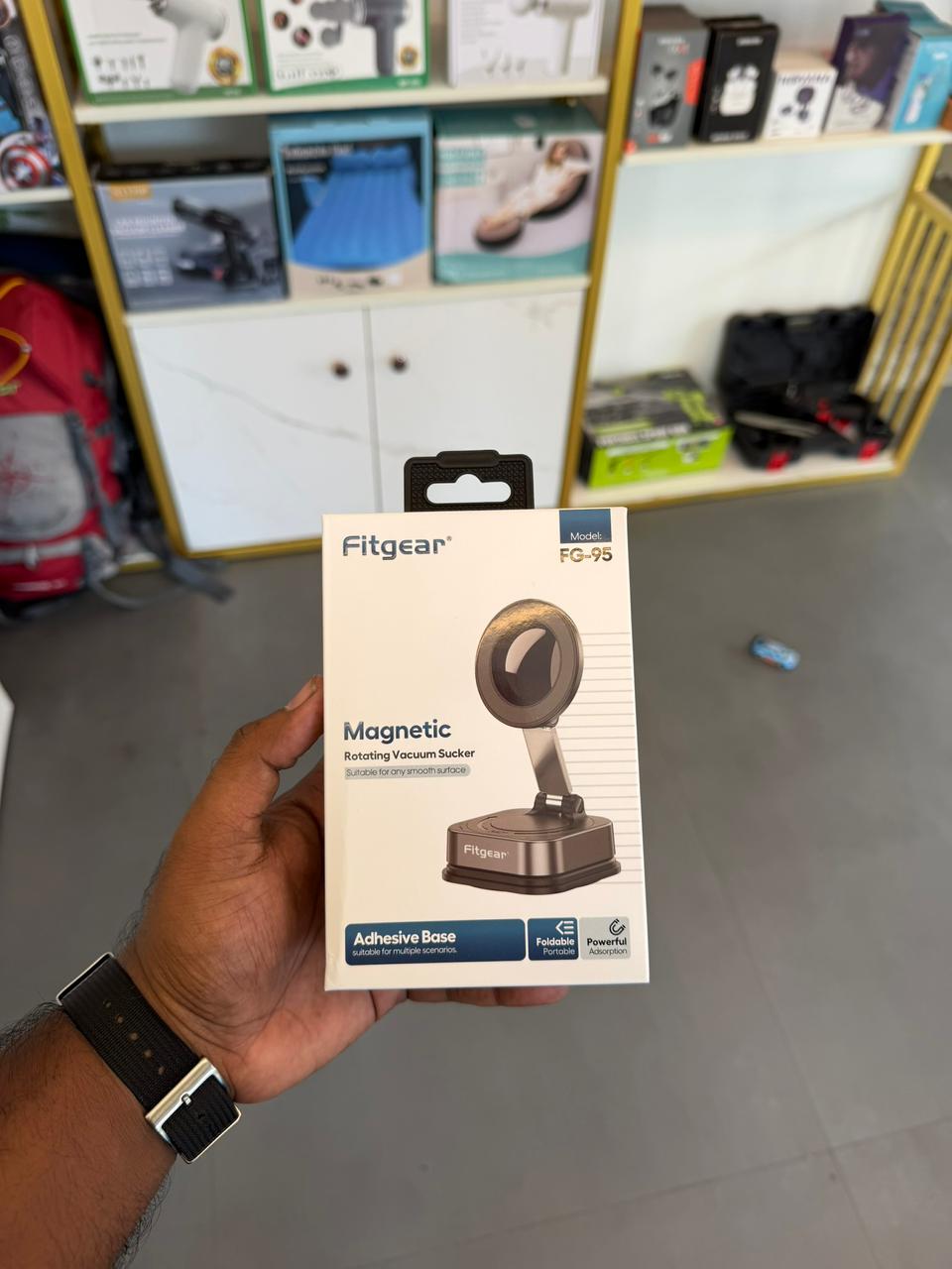 Fitgear FG-95 Magnetic Rotating Vacuum Sucker | Pwolimarket