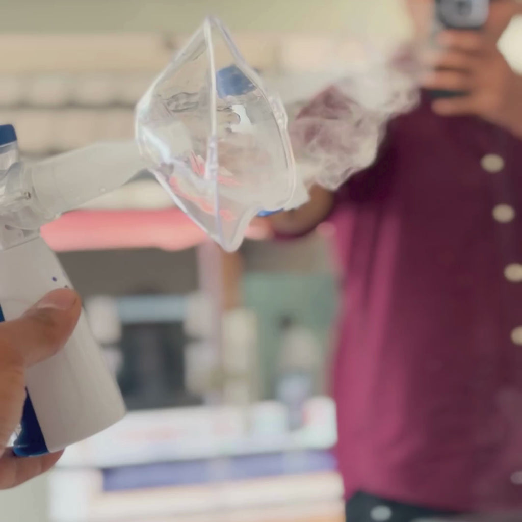 Portable Mesh Nebulizer for Kids & Adults – Silent, USB Rechargeable Inhaler |Pwolimarket
