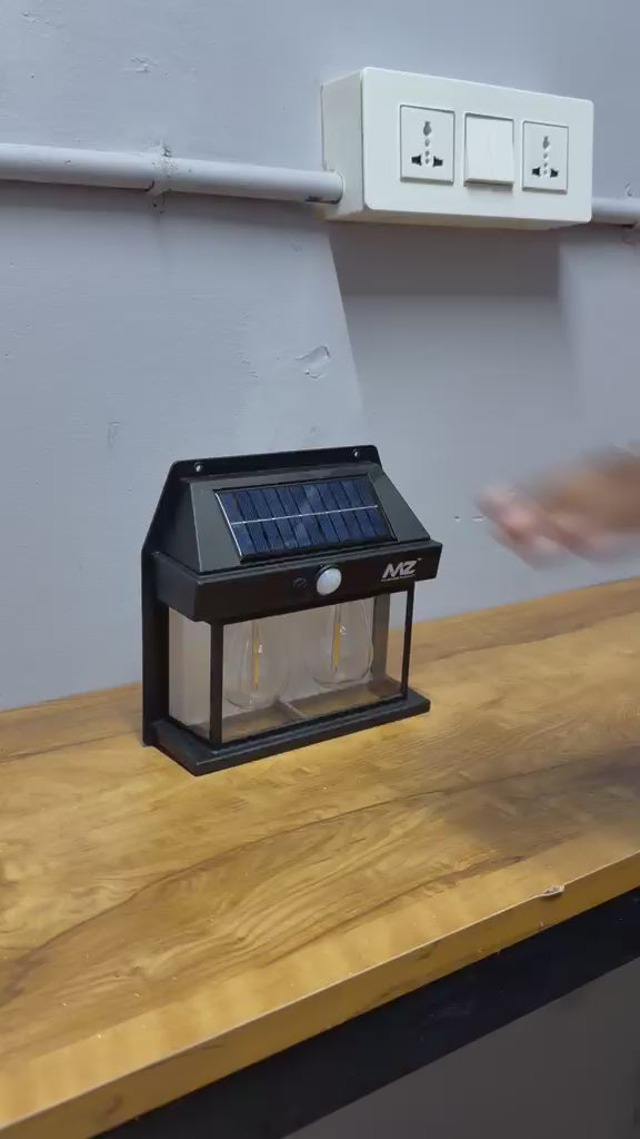 AMZ M992 Solar Wall Lamp  Smart Energy-Saving Outdoor Lighting Pwolimarket