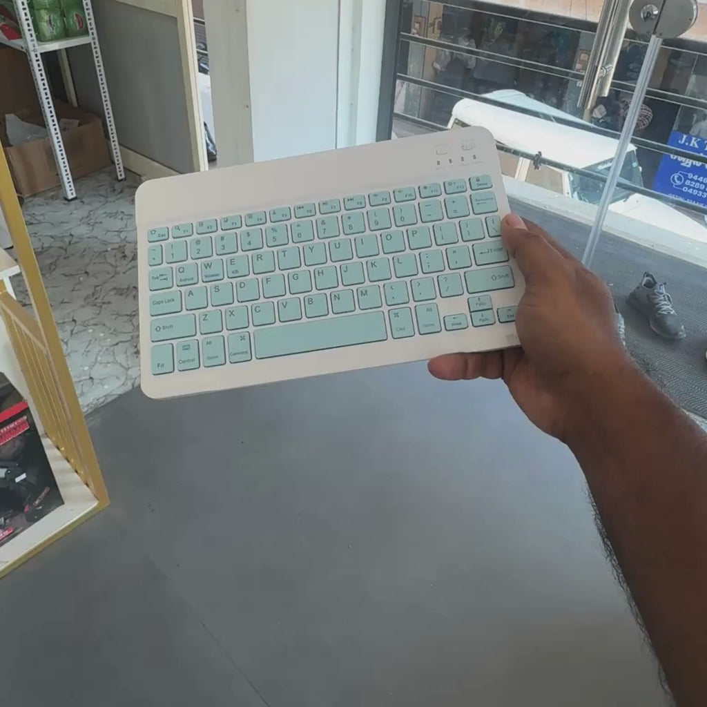 Wireless Bluetooth Keyboard and Mouse Combo – Rechargeable Slim Keyboard for Laptop, Tablet & Mobile |Pwolimarket