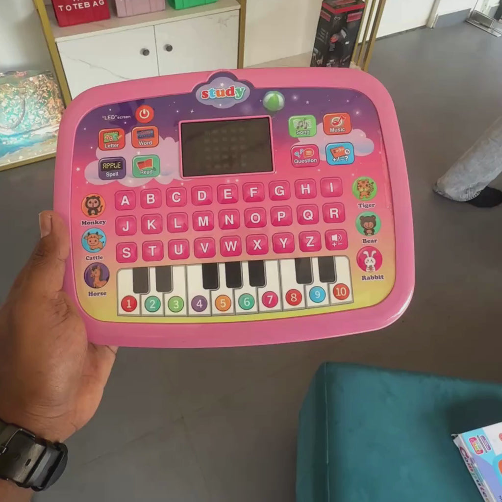 Kids Educational Learning Laptop Toy with Music, Games & Alphabet Keyboard |Pwolimarket